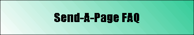 Alpha Paging Web Site / Web Paging SendPage / JSM Telecommunications Inc. FAQ
